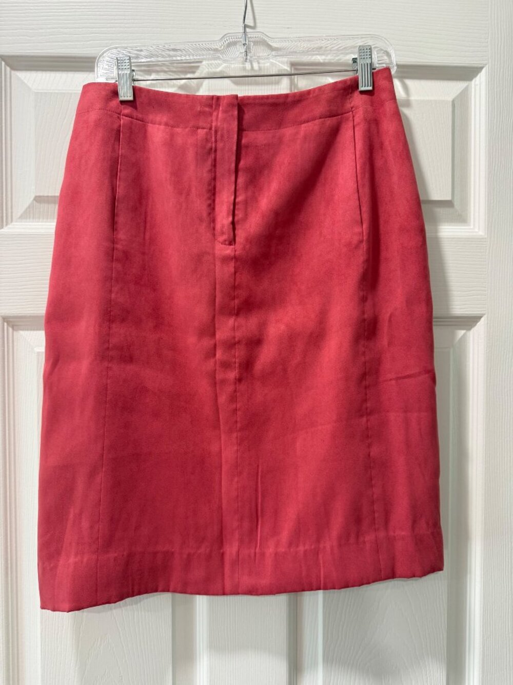 Talbots Red Knee-Length Pencil Skirt Size 10